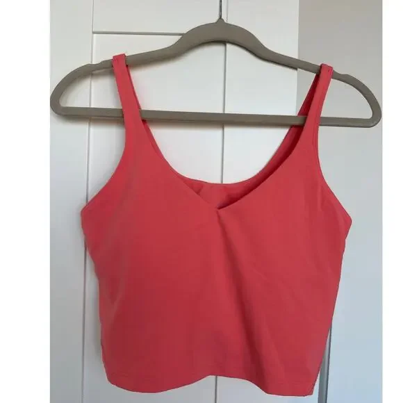 Lululemon Women's Align Tank Top Raspberry Cream, Size 10, EUC - Picture 1 of 3